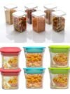 Analog kitchenware Grocery, Dal, Pasta Polyproplene Food Container Set of 12 1600 mL
