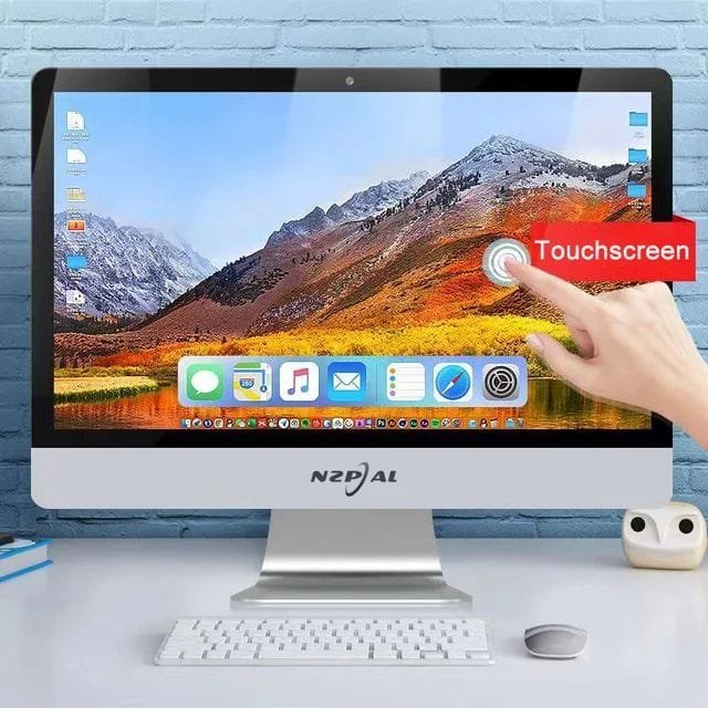 24 inch Led High Quality Built-in Battery Desktop Monoblock Gaming Computer With Webcam