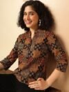 Anouk Ethnic Motifs Printed Cotton Straight Kurta