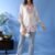 Anouk Floral Embroidered Thread Work Liva Thread Work Kurti