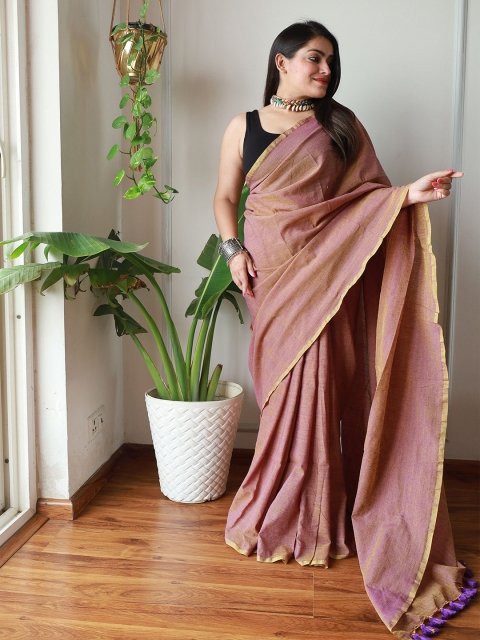 Mandara Pure Cotton Saree - Image 3