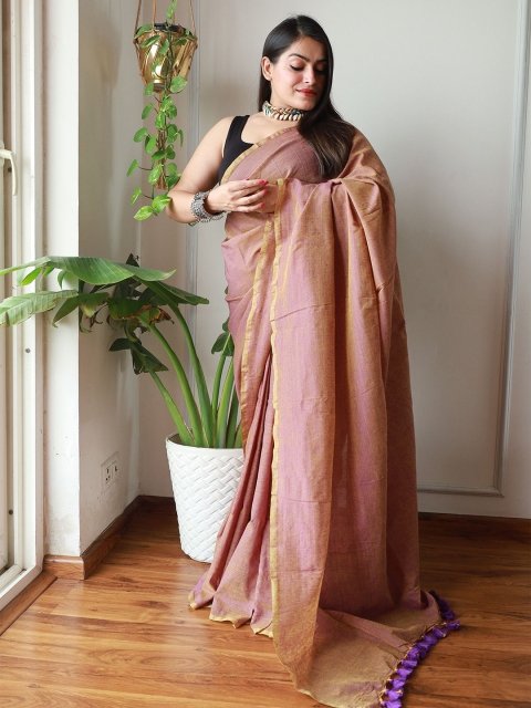 Mandara Pure Cotton Saree - Image 4