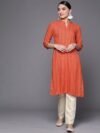 Biba Women Assorted Geometric Printed Kurta