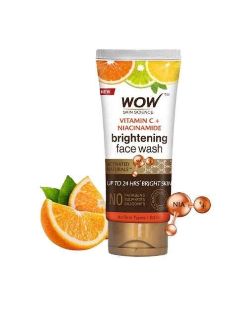 Buy WOW SKIN SCIENCE Vitamin C & Niacinamide Brightening Face Wash 80 Ml - - Personal Care for Unisex