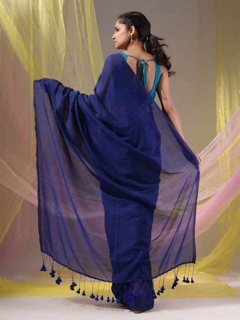 Charukriti Pure Cotton Saree - Image 3