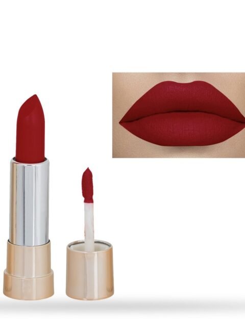 COLORS QUEEN 2 In 1 Matte Lip Gloss and Lipstick | Shade Indian Red - 26
