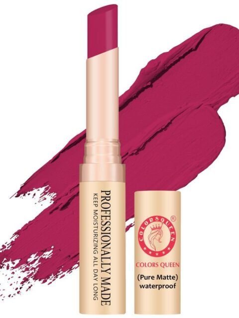 Colors Queen Beauty Lips Non Transfer Pure Matte Lipstick (Marry) (4g)