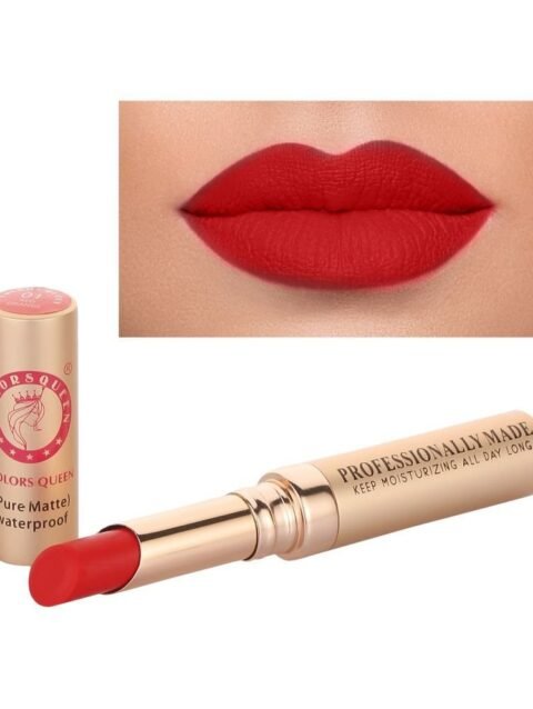 Colors Queen Beauty Lips Non Transfer Pure Matte Lipstick (Red Orange) (4g)
