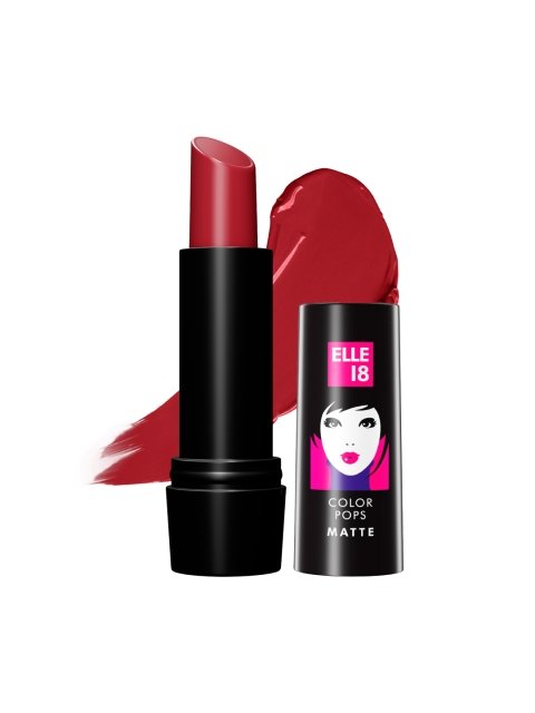 ELLE 18 Color Pops Matte Lip Color- Rockstar Red R32