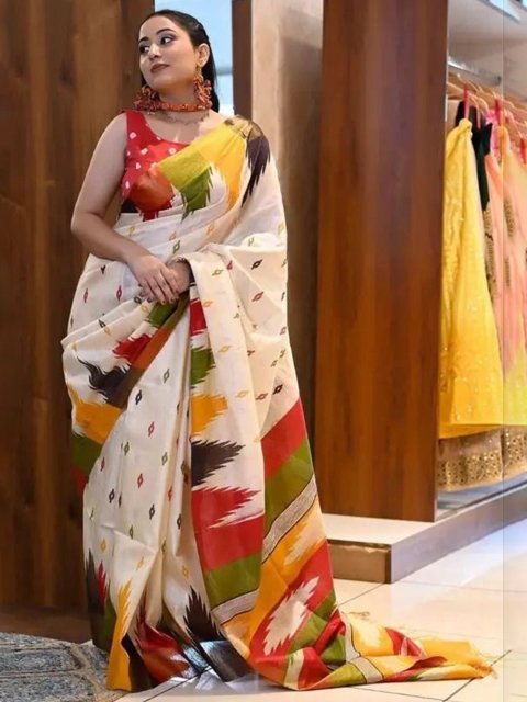 JAINICA Pure Cotton Saree - Image 3