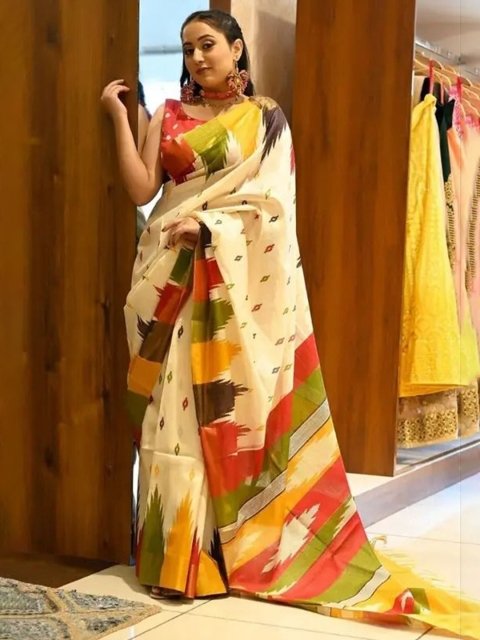 JAINICA Pure Cotton Saree - Image 4