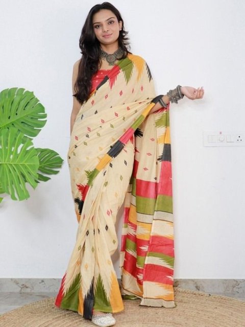 JAINICA Pure Cotton Saree - Image 3