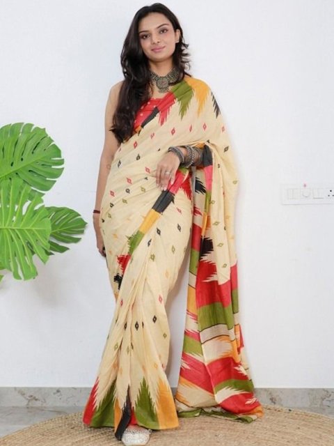 JAINICA Pure Cotton Saree - Image 4