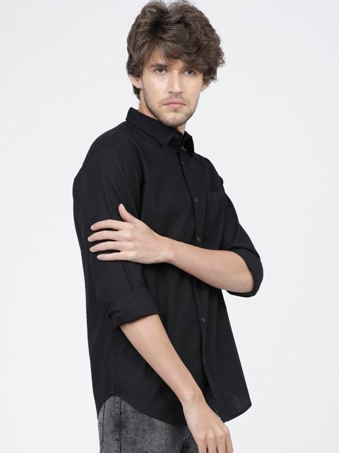 New Men Slim Fit Cotton Casual Shirt