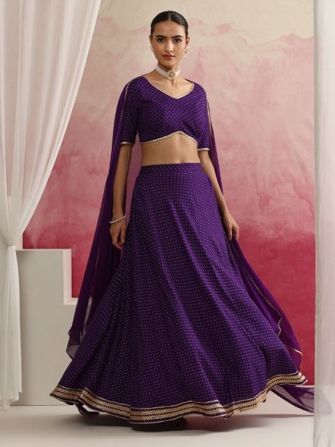 Nakshatra K Printed Ready To Wear Lehenga & Blouse With Dupatta