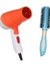 Lenon LE-1280 Orange Hair Dryer ( MultiColor-Comb )