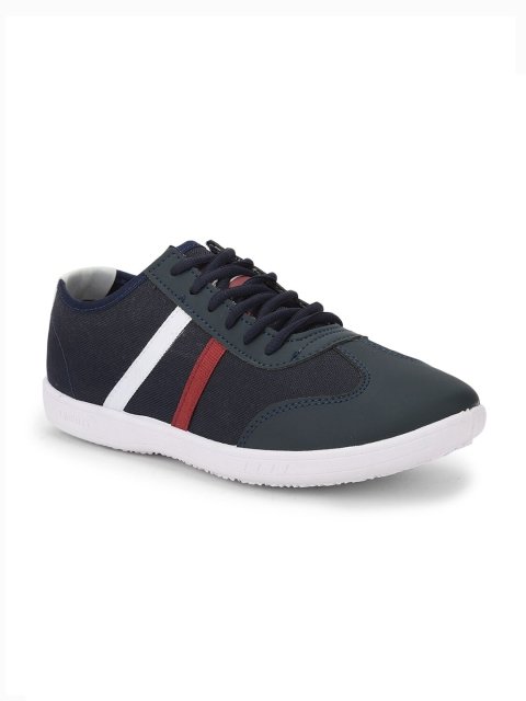 Liberty Men Blue Mesh Running Non-Marking Shoes