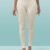LYRA Women Off White Solid Ankle Length Leggings
