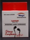 MEGO MEGO BOOM 702 In Ear Wired Earphone Hours Playback 3.5 mm IPX6(Water Resistant) Noise Isolation -Bluetooth Black