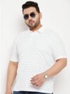 MXN - White Cotton Blend Regular Fit Men's Polo T Shirt ( Pack of 1 )