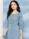 Nayo Women Ethnic Motifs Printed Thread Work Kurta