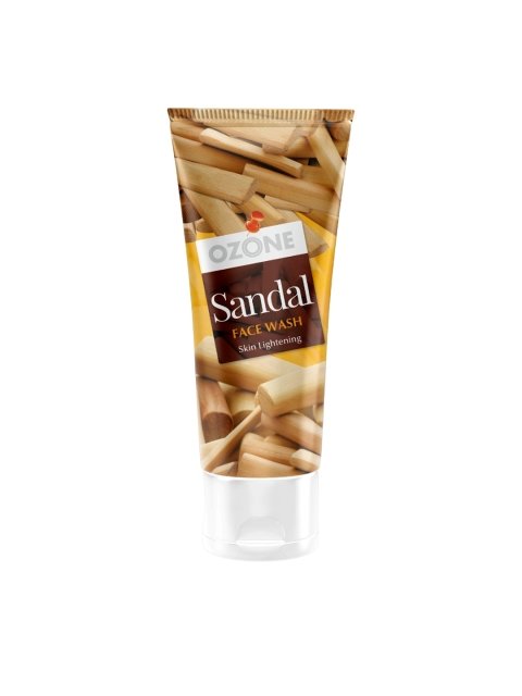 Ozone Sandal Face Wash with Aloe Vera & Cucumber for Skin Lightening - 60ml