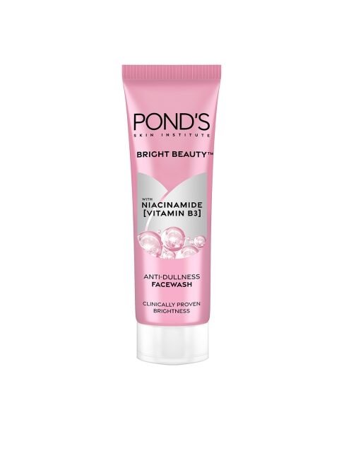 Ponds Bright Beauty Facewash with Niacinamide for Glass Skin-like Shine - 50 g