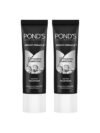 Ponds Set Of 2 Bright Miracle Detox Facewash With Charcoal - 15g Each