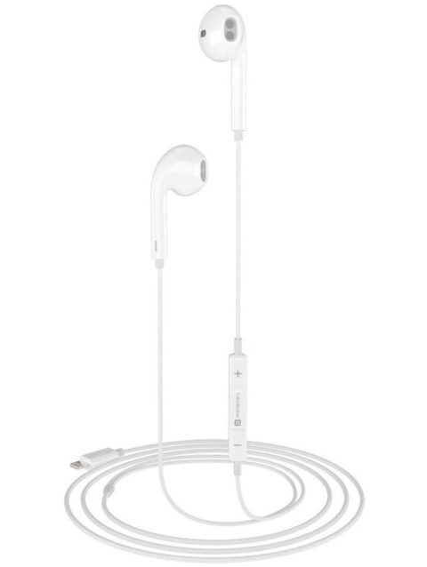 Portronics Conch 40 3.5 mm Wired Earphone In Ear Tangle Free Cable White