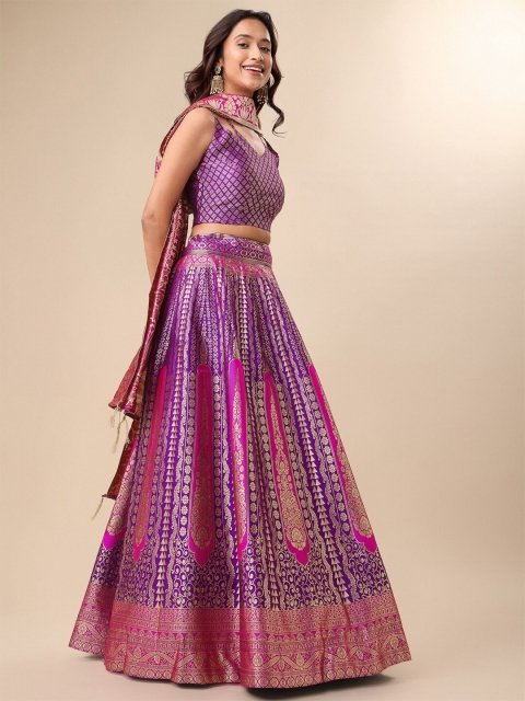 Nakshatra Ready to Wear Lehenga & Unstitched Blouse With Dupatta