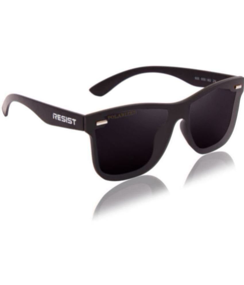 RESIST EYEWEAR - Black Square Sunglasses ( Pack of 1 )