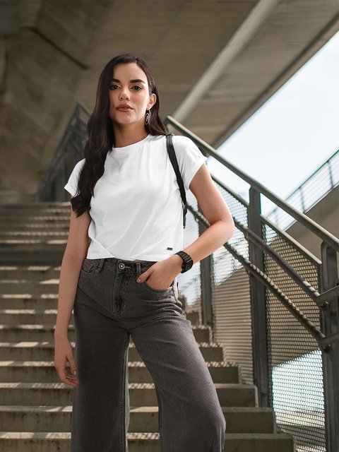 Roadster White Pure Cotton Top