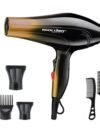 Rock Light 3500W Salon Grade Hair Dryer ( Black )