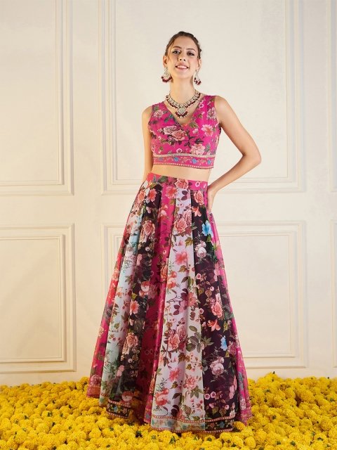 Nakshatra Printed Ready to Wear Lehenga &