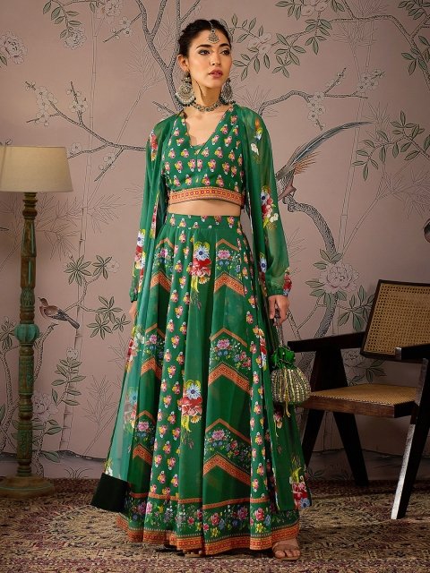 Nakshatra Printed Ready to Wear Lehenga &