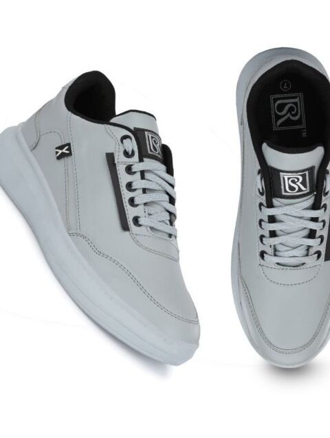 ShoeRise Men Canvas Sports Casual Shoes - Dark Grey Men's Sneakers