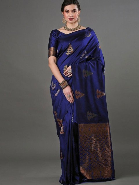 SHOP DROP Woven Design Zari Pure Silk Designer Banarasi Saree