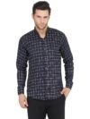 Singularity - Cotton Blend Regular Fit Navy Men's Casual Shirt ( Pack of 1 )
