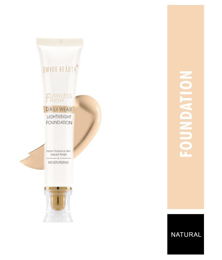 Swiss Beauty Daily Wear Light Foundation (Natural), 40gm