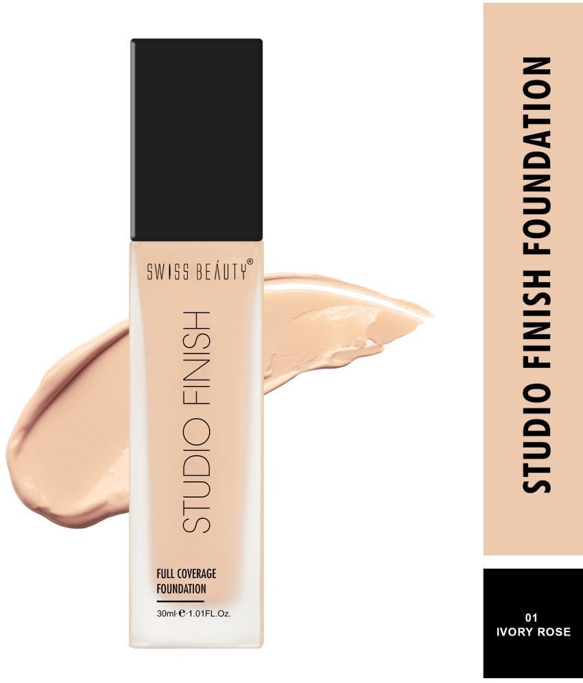 Swiss Beauty Studio Finish Full Coverage Liquid Foundation Ivory 30 g
