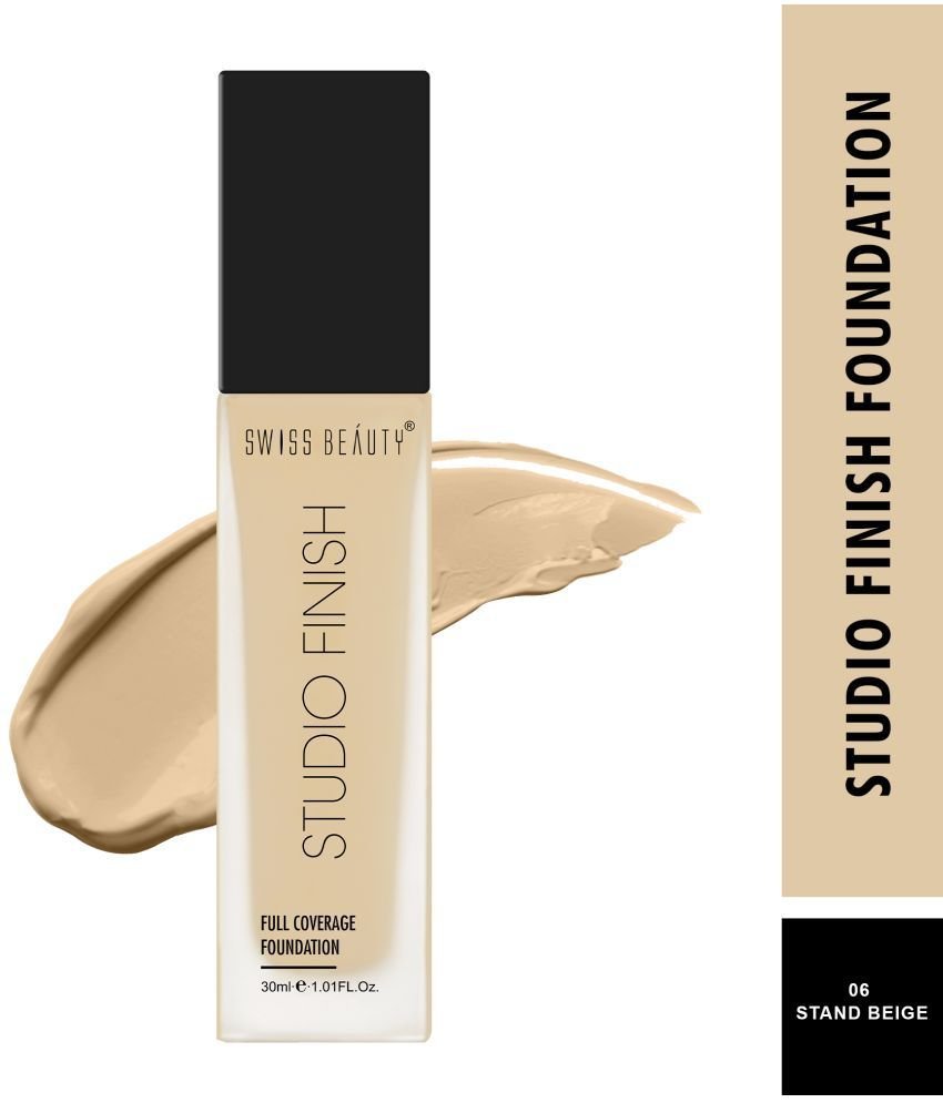 Swiss Beauty Studio Finish Full Coverage Liquid Foundation Tan 30 g