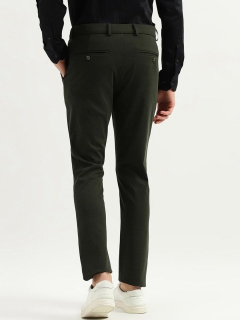 United Colors of Benetton Men Slim Fit Mid Rise Trousers - Image 3