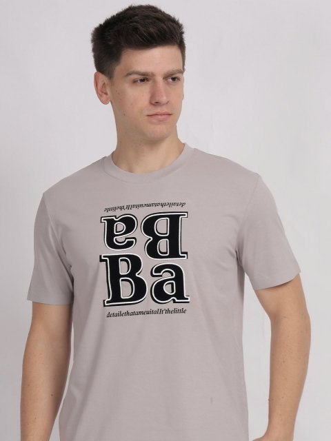 WESTTERA Men Typography Pockets T-shirt